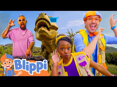 Dino Dance - Can you guess the Dinosaur? | Blippi ft. @LennyPearce | Educational Videos for Kids