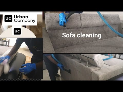 urban company sofa cleaning బాగా మురికిపట్టిన sofa ని తలతల మెరిసేలా శుభ్రం చేస్తారు కేవలం 799రూపాయలు