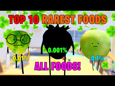 SECRET STAYCATION | TOP 10 RAREST FOODS with ALL FOODS!