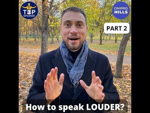 "HOW to MAKE your VOICE LOUDER? Part 2" by DTM Timur Berezhnoy #top_speaker_timur_tips (Nov.2, 2022)