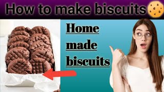 Homemade biscuits without oven, without egg