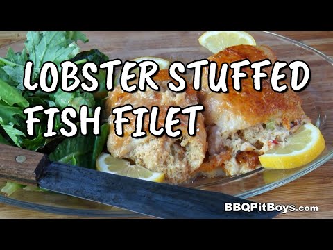 Lobster Stuffed Fish Filet for Mama