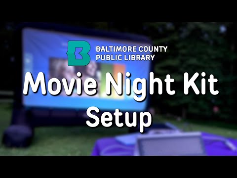 Movie Night Kit Setup