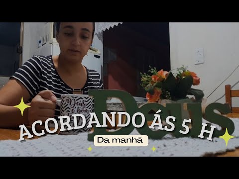 Dona de casa produtiva/ minha rotina acordando as 5 horas da manhã/ motivação para o dia a dia