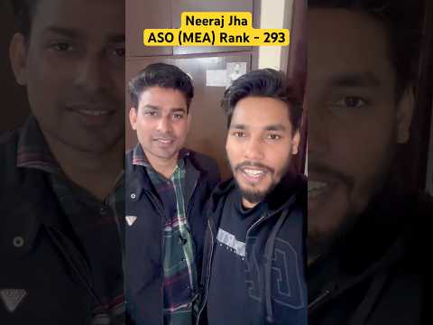 Interview with Neeraj Jha , ASO (MEA) 🔥🔥