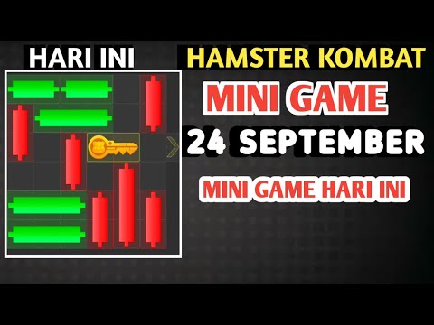 CARA MEMBUKA KUNCI MINI GAME HAMSTER KOMBAT HARI INI 24 SEPTEMBER 2024