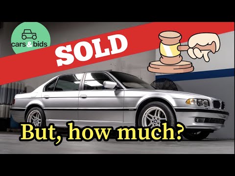 Highest price e38 ever?? What I learned with seconds left in the auction