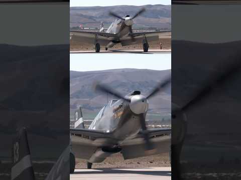 Rare P-51A Mustang start-up, taxi & takeoff