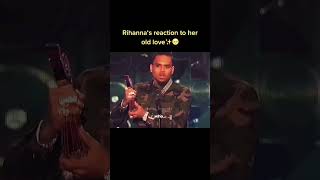 Riri reaction to her ex boyfriend Chris brown#subscribe#ririclip