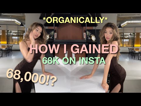 how i gained 68,000 followers THIS SUMMER *organically!!*