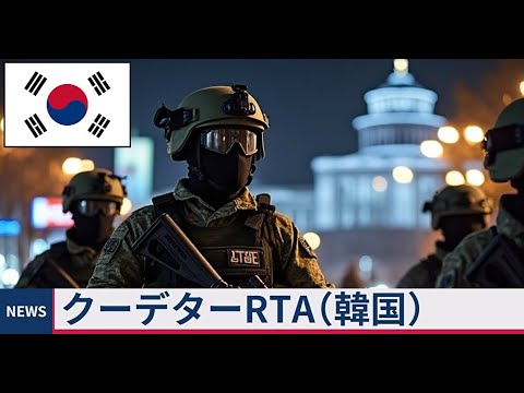 韓国で大統領が戒厳令を発表→すぐに解除。ネットでは「クーデターRTA」South Korea's president announces martial law