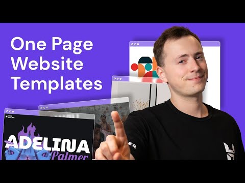 10 Best One-Page Website Templates for Any Niche (2025) | Hostinger Website Builder