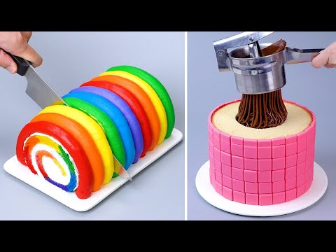 So Tasty Rainbow Cake You Need To Try | Delicious Cake Decorating Compilation | So Yummy Cake