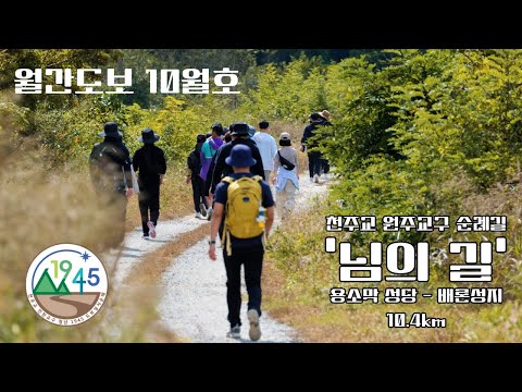 인천교구 청년 월간도보 10월호 원주교구 님의 길