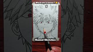 My Hero Academia - Which one is correct for KATSUKI BAKUGO 💯 #myheroacademia #drawing #shorts #diy