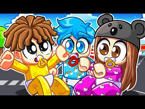 We BECAME CUTE BABY PLUSHIES in ROBLOX!