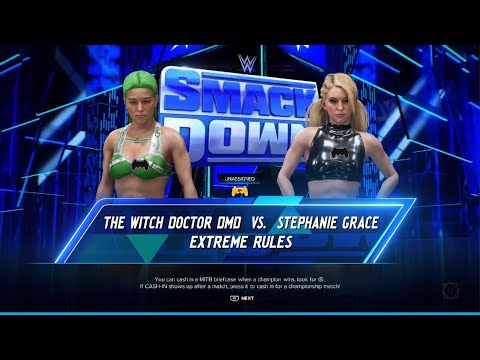 WWE 2K24: AWA Friday night smackdown: DMD vs Stephanie