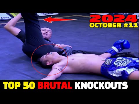 Top 50 Brutal Knockouts October 2024 #11 (MMA•Muay Thai•Boxing•Kun Khmer)