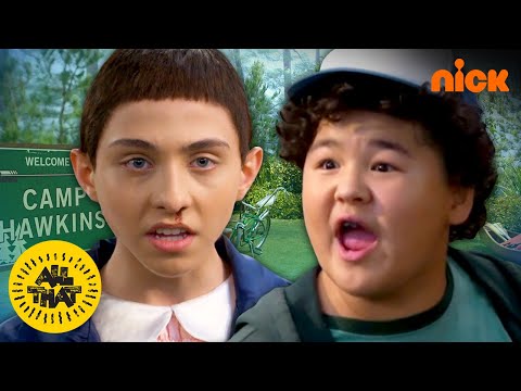 The Stranger Things Kids At Camp! | All That