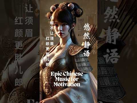 Let the epic Chinese music, calming visuals and empowering words inspire your spirit. 巾帼不让须眉 红颜更胜儿郎