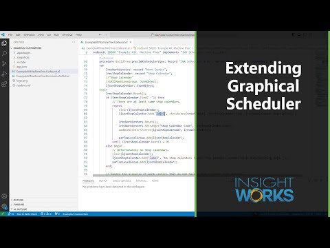 Extending Graphical Scheduler (D08)