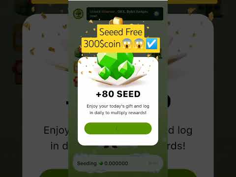 Seed free 500 coin😱😱 #shorts #seedsairdrop#airdrop #telegrambot