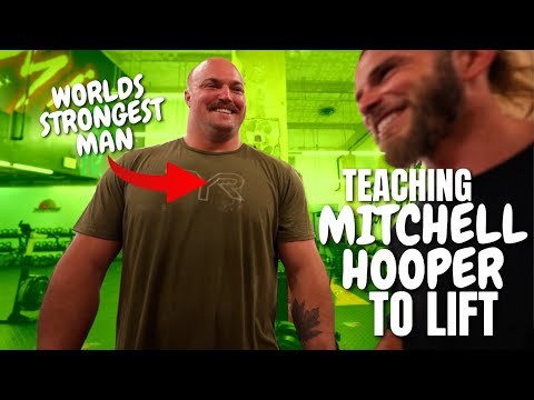 Teaching the WORLD STRONGEST MAN to Power Clean