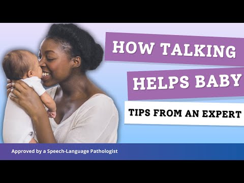 Why Talking to Your One Month Old Baby is Important | Tips from a Speech-Language Pathologist!