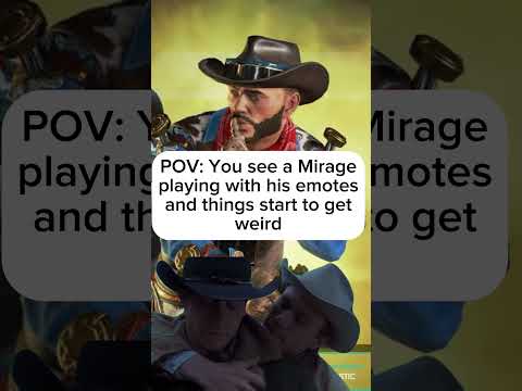 Decoy Shenanigans: Mirage's Oddball Emote situation #apexlegends #mirage #broken #friends #lonely