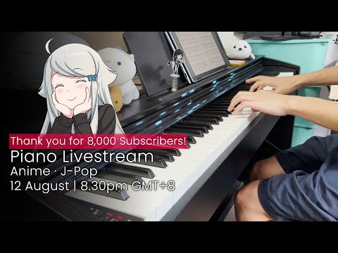 40+ Anime / J-Pop songs on the piano!【8K Subscriber Special】