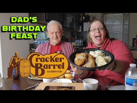 Cracker Barrel Country Fried Turkey and Steak Review #foodreview #mukbang #crackerbarrel