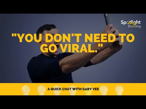 "You Don't Need to Go Viral." A Quick Chat with Gary Vee