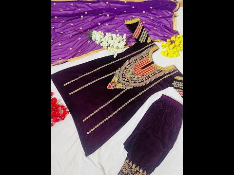 LUNCHING NEW ĐĚSIGNER PARTY WEAR KURTA AND PANT WITH FANCY DUPPATA WITH EMBROIDERY  WORK