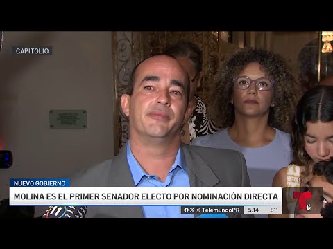 Eliezer Molina se emociona tras jurar como senador