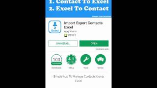 How To Make Import and Export Mobile Contacts to Excel