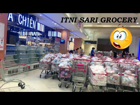 GROCERY SHOPPING IN LOCKDOWN | LIFE IN VIETNAM