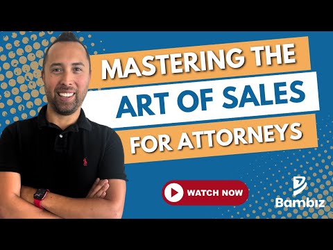 Tired of Chasing Clients? Here's why ATTORNEYS should learn to SELL THEMSELVES Instead! 🤑 👏🏼