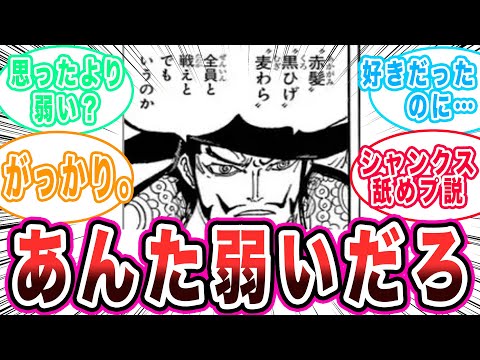 理想のミホーク「四皇と戦争だと？腕がなるな…！」現実「協定外だ（汗）」【ゆっくり解説】