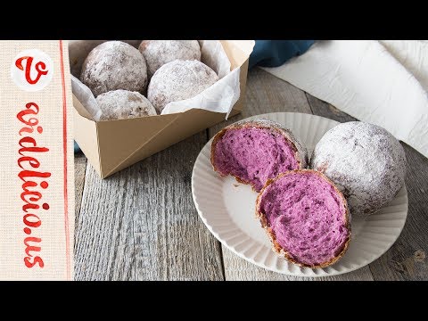 ハワイの定番おやつ！紫いものマラサダ｜How to make Purple Sweet Potato Malasadas