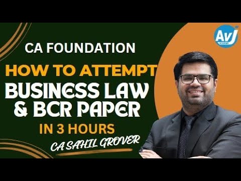 Business Laws & BCR time management-How to complete exam in 3 hours.