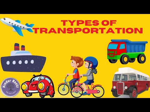 Exploring Types of Transport for Kids | Kids Cartoon Learning | Kinder Roots