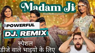 New Haryanvi Song Dj Remix | Madam Ji | Dj Monu Kakrod | Vaishali C | Sinta Bhai | Latest Dj Song