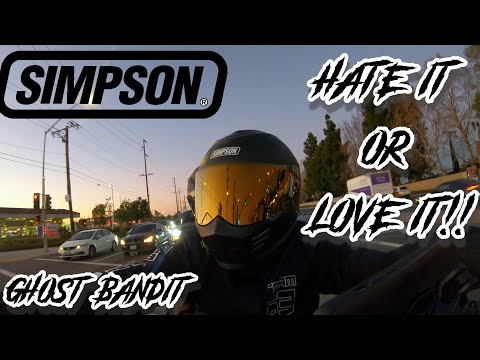 SIMPSON / GHOST BANDIT // HELMET REVIEW