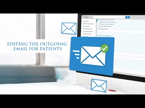 Editing the Outgoing Email for Patients