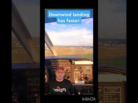 Landing with a tailwind, downwind landing / Private Pilot