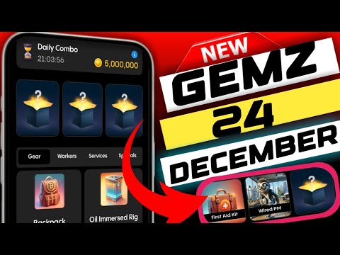 gemz daily combo today 24 december | gemz | gemz daily combo card today | gemz daily combo card