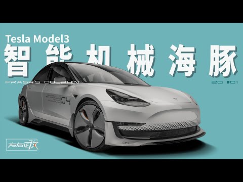 【方向敢01】45天將特斯拉Model3改造成機械海豚！