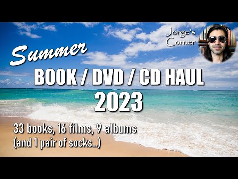 Summer Book/DVD/CD Haul 2023 🌞🏖️😎