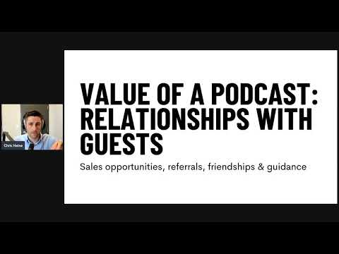 Guests are the value of a B2B podcast