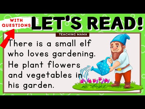 LET'S READ! | READING COMPREHENSION | QUESTIONS & ANSWERS | PRACTICE READING ENGLISH | TEACHING MAMA